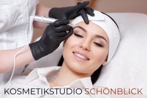 Permanent Make-Up Frau Kosmetikliege Augenbrauen Tattoo Kosmetikstudio Schönblick